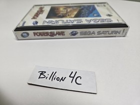 Powerslave Sega Saturn CIB Registration Card Authentic Tested Rare Manual 