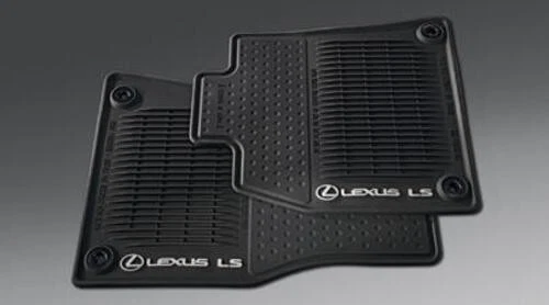 13-17 Lexus LS460L (RWD) All-Weather Floor Mats 4pc Black Genuine PT908-50131-20 Foto 3 de 3