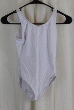Capezio Girls Team Basic Tank Leotard White Size Large