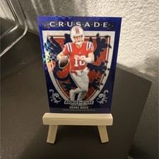 Panini 2025 Rookies & Stars Crusade Blue Plaid Drake Maye Patriots #29 