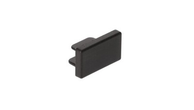 5903943489879 Zaślepka końcówka do szyny SEVA Cap Black, czarna EDO777414 EDO ED