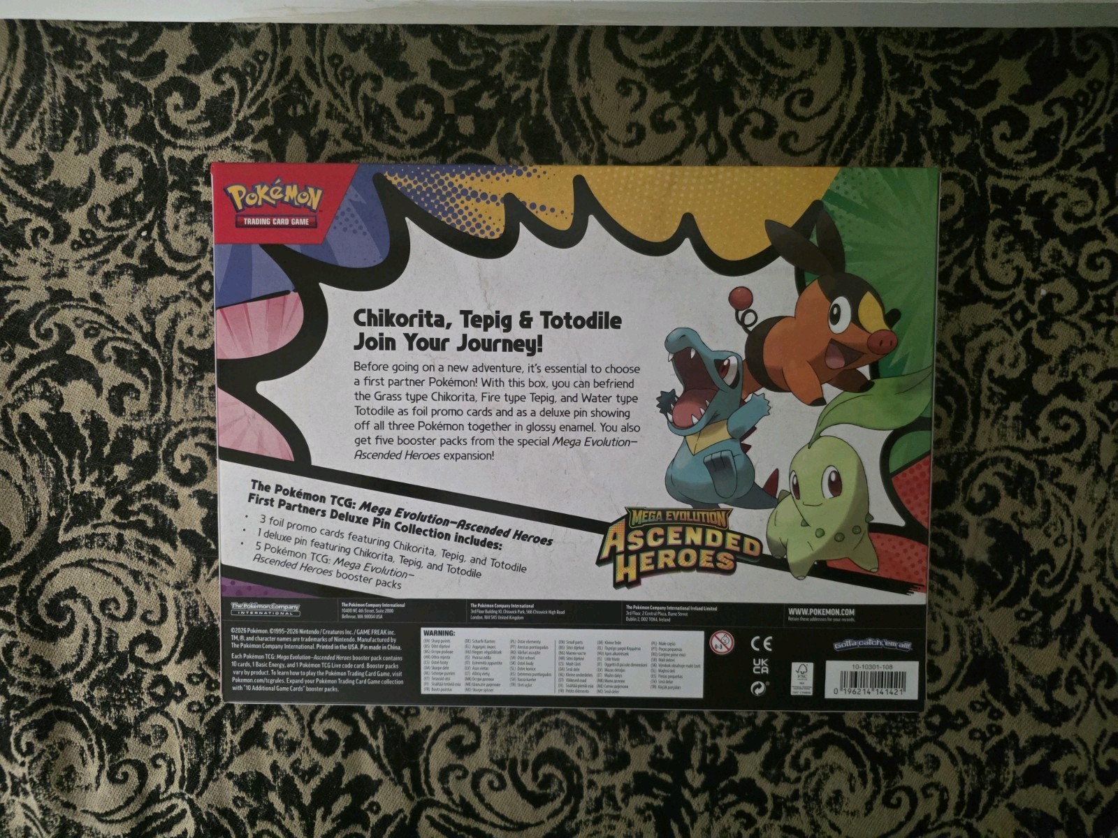 Pokemon TCG Mega Evolution: Ascended Heroes Deluxe Pin Collection Sealed Box - Thumbnail 3