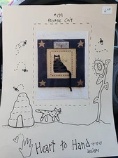House Cat #139 Heart to Hand cross stitch pattern *1998* Vintage