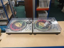 Technics SL-1200 MK2 Quartz Direct Drive Turntables Pair. Fully serviced.