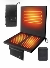 Heated Stadium Seat for Bleachers with Back Support Battery Powered, Camping Cha