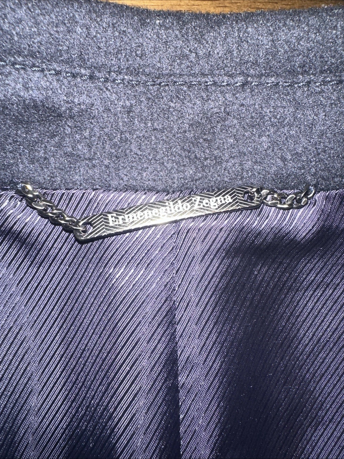Ermenegildo Zegna Wool Silk Car Coat Mens Wool Silk Blend Luxury Class Italy 816 image 10