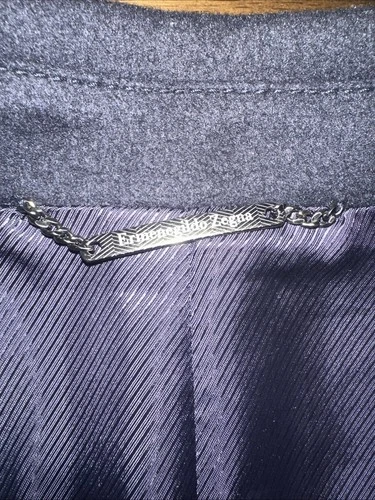 Ermenegildo Zegna Wool Silk Car Coat Mens Wool Silk Blend Luxury Class Italy 816 image 10