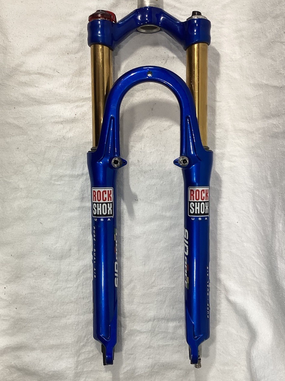 RockShox SID Race Air MTB Suspension Fork Blue 26" 1-1/8 X 2