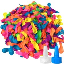 Hibery 1000 Pack Water Balloons with 2 Hose Nozzles Refill Kits