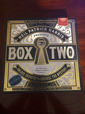 BOX TWO by Neil Patrick Harris Mystery Game
