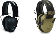 Walker  s Razor Slim Electronic Muff - Noise-Cancelling Hearing Protection, Black
