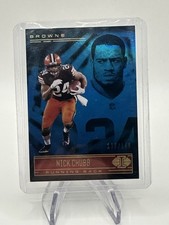 2021 Panini Illusions - Nick Chubb #43 Trophy Collection Light Blue /149