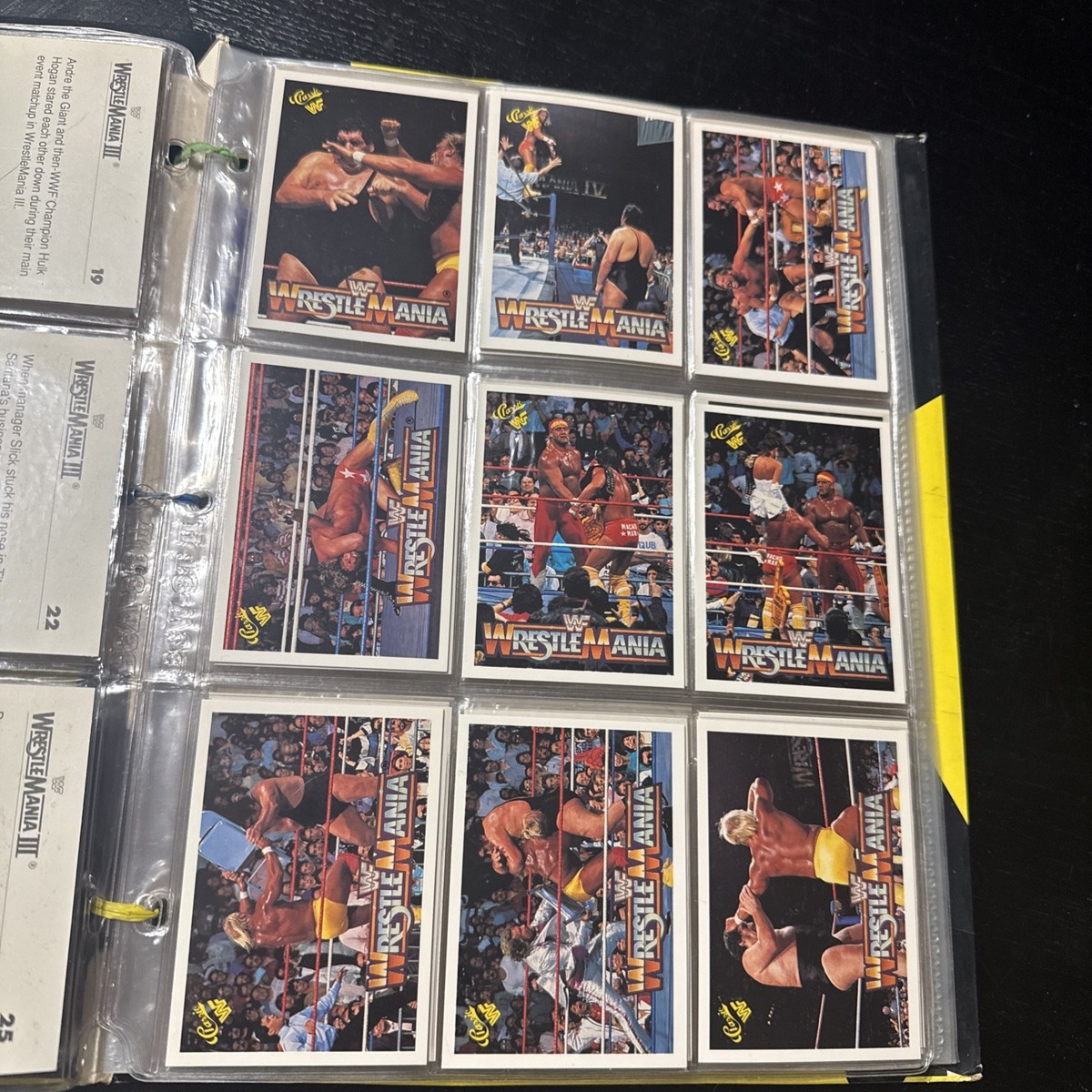 1990 Classic WWF History of WrestleMania -You Pick- Wrestling