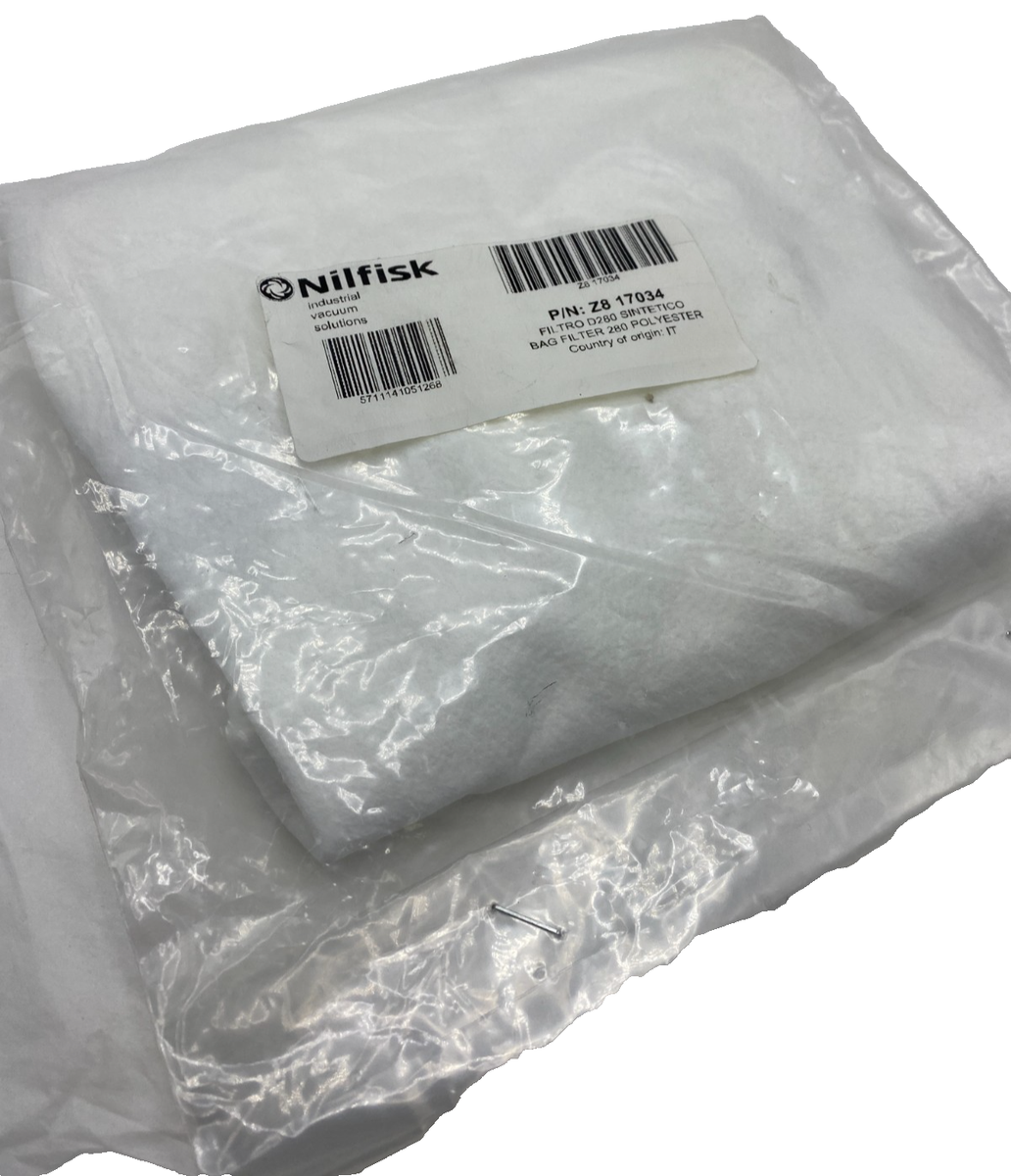 HO ナシ　真空　10370？ NILFISK INDUSTRIAL VACUUM Z8 17034 BAG FILTER 280 POLYESTER