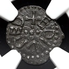 ANGLO-SAXON, Northumbria. Aethelred II, AD 843-850. AE Styca, S-865, NGC XF40