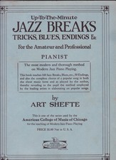 Jazz Breaks / piano music booklet / American College Music Chicago / Art Shefte