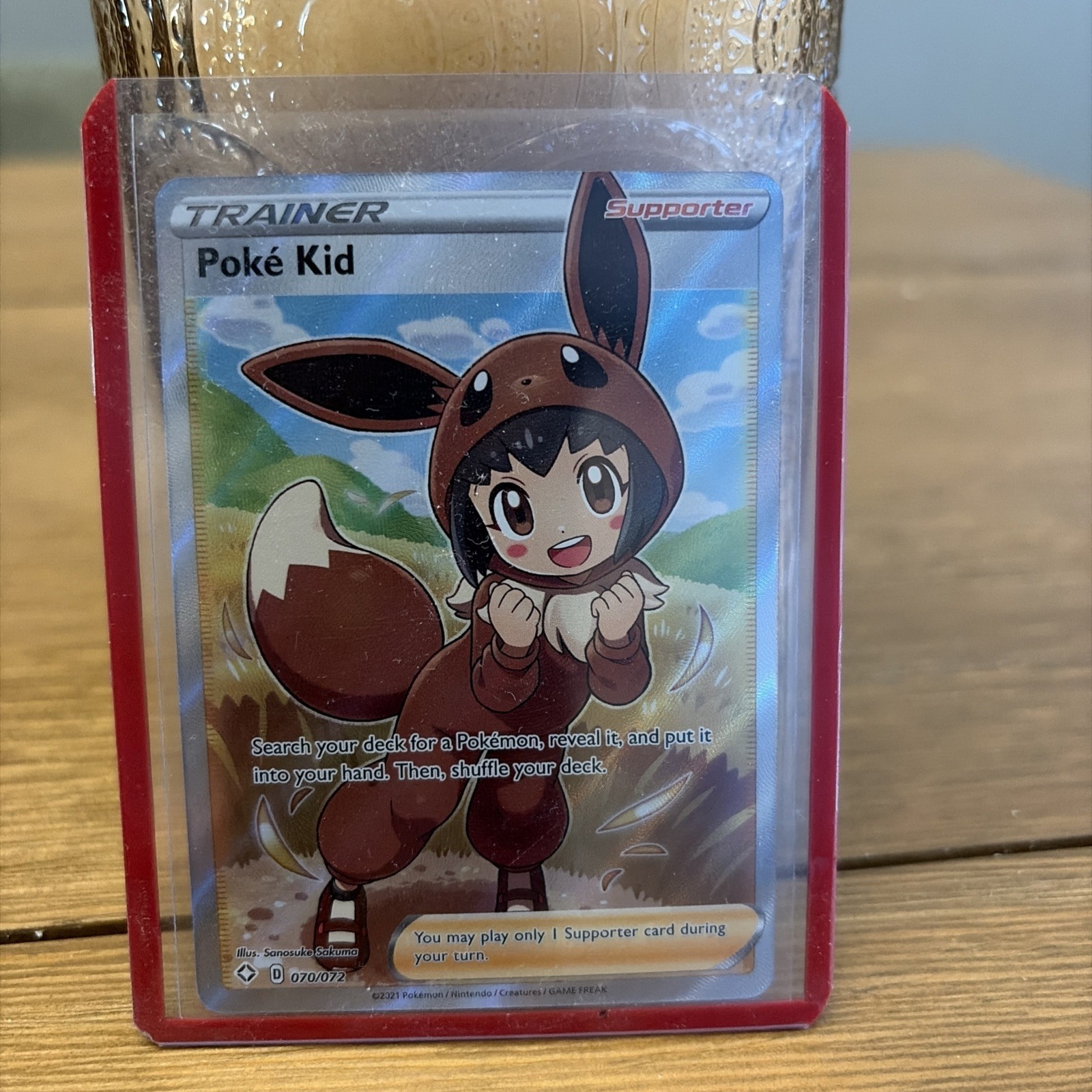 Pokemon TCG Poke Kid Full Art 070/072 Shining Fates Holo - NM