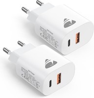 Usb C LadegeräT 20W 2Er Set SchnellladegeräT FüR Iphone Ipad Samsung Netzteil