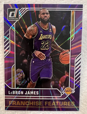 2024-25 Donruss, Franchise Features #15 LeBron James, Purple Holo Laser /99,BB12