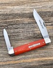 GEC TIDIOUTE ** 981226 EMBER ORANGE MICARTA TEXAS STOGIE KNIFE KNIVES — photo 2