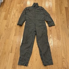 USGI CWU-27/P Nomex Flight Suit Coveralls 38R Military Flyers Fire Resistant