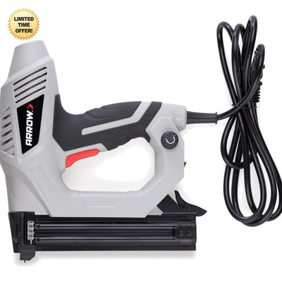 Arrow Heavy Duty Electric Brad Nailer for Trim, Framing, Crafts, Fencing