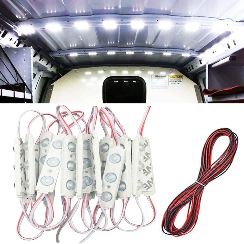 60 LED Interior Light Bright White Lighting Dome Lamp Ceiling Work Lights Kit fo