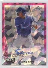 2020 Leaf Metal Draft 1990 Pink Crystals 7/7 Erick Pena #LA-EP1 Auto 10k8