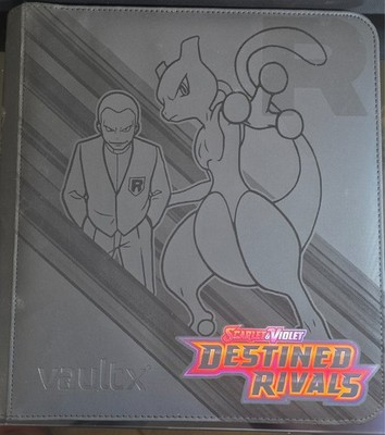 Pokémon Destined Rivals Vault X Binder SV 10 DRI, Unlucky Collector