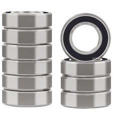 10 PCS 684-2RS Ball Bearings, 4x9x4mm, Double Rubber Seals, Deep Groove, Mini