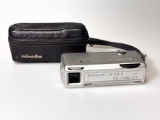 Vintage Minolta EE II 1963 16mm Subminiature Spy Film Camera Rokkor Lens w/Case