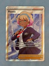 Pokémon TCG Peonia 196/198 (Full Art) SWSH: Chilling Reign Ultra Rare Near Mint  on eBay