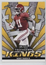 2020 Leaf Draft Touchdown Kings Gold Henry Ruggs III #79 05v0