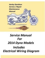 Workshop Service / Maintenance Manual 2014 Dyna Models