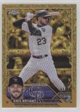 2023 Topps Gilded Collection Gold Mini-Diamond Refractor 11/50 Kris Bryant 3hd