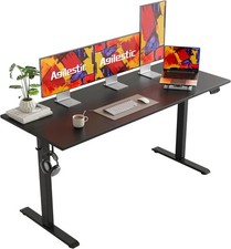 Electric Standing Desk,Large 63 x 24 Inches Height Adjustable Desk,Sit Stand up