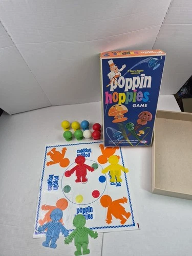 Vintage POPPIN HOPPIE Game 1968 2528-8 —IDEAL TOY CORP Only Missing Insert