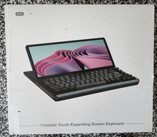 Keyboard with Touch Screen, 13" Multifunctional Mechanical Portable Foldable