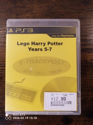 PS3 Lego Harry Potter Years 5-7 Sony PlayStation Video Game Rated Everyone 10+