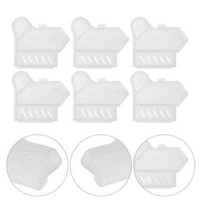 20 Pcs Travel Portable Toothbrush Heads Covers Denture Cleaning Case