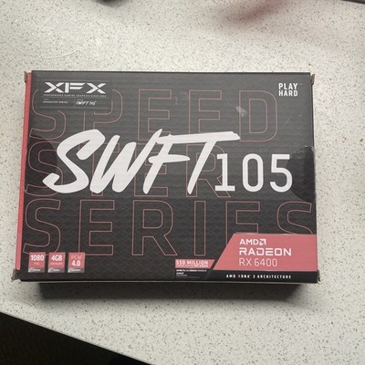 XFX Speedster SWFT 105 AMD Radeon RX 6400 Gaming 4GB GDDR6 Grafikkarte