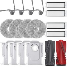 Parts for roborock Qrevo Curv Robot Vacuum and Mop, 1 DuoDivide Main Brush,4 ...