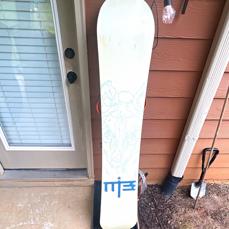 Millenium 3 Axis 157cm All-Mountain Snowboard w/ Bindings Blue/White/Black