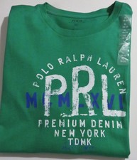 New Polo Ralph Lauren Boys Green T-Shirt Size XL 18/20