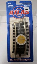  1 pkg Atlas 6068 O Gauge 3-Rail O-36 Quarter Curve Track - 4 per pkg - NEW