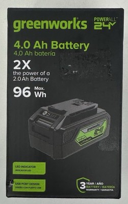 Greenworks Powerall 24V 4.0 Ah Battery 96 Max Wh BAG709 New