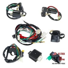 Wiring Harness Kit w/CDI Ignition Coil for 4-Stroke ATV 50-125cc