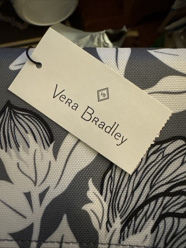 Borsa a tracolla Vera Bradley RFID 3 in 1 Moon Shadow Meadow grigio nylon floreale nuova - Foto 2 di 8