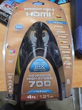 Monster Cable HDMI High Speed 700 HDMI Cable 4 Ft 10.2 Gbps