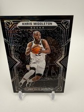2021-22 Panini Obsidian - Khris Middleton #124 Electric Etch Asia